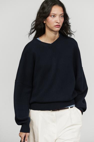 100% wool oversize knit sweater — 452 2