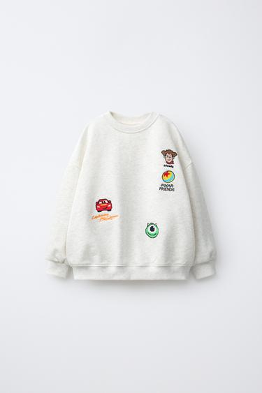 EMBROIDERED © DISNEY PIXAR SWEATSHIRT - Grey marl by Zara