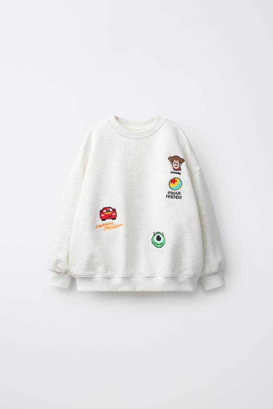 EMBROIDERED © DISNEY PIXAR SWEATSHIRT - Grey marl de Zara - Imagen 0