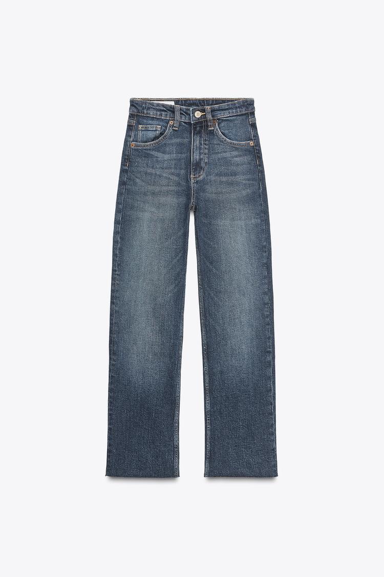 JEANS TRF CROPPED FLARE ΨΗΛΟΜΕΣΟ