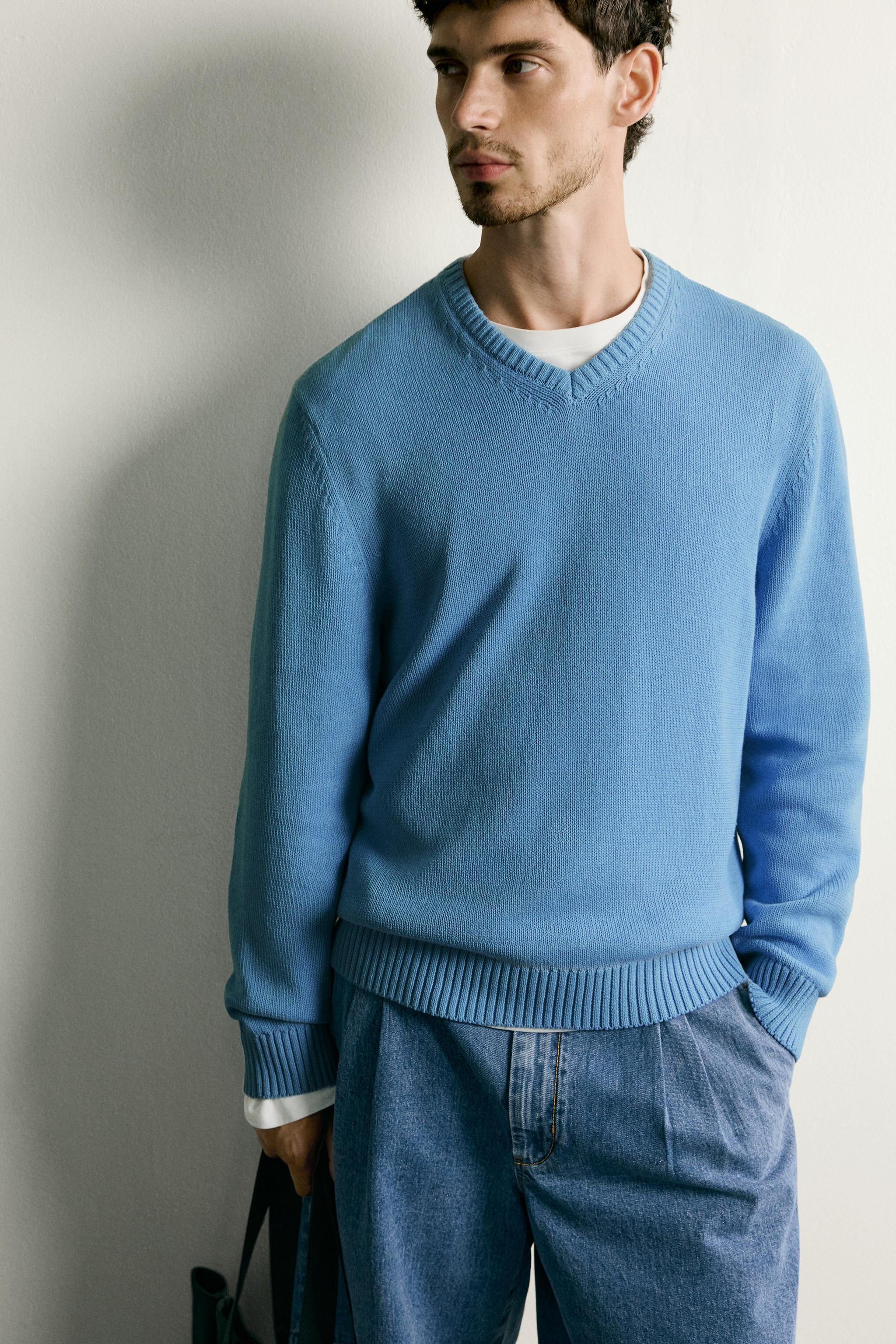 COTTON-LINEN REGULAR FIT JUMPER