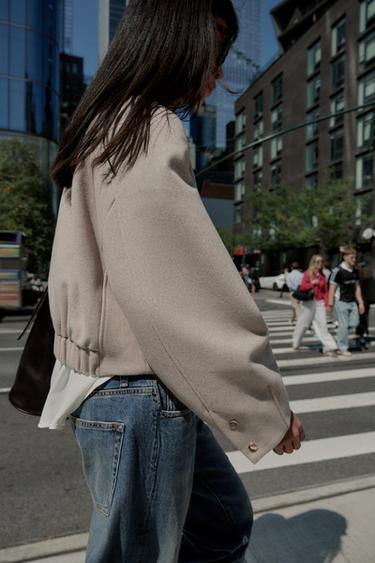 BOMBER DOUX BAS ÉLASTIQUE - Sable de Zara - Image 4