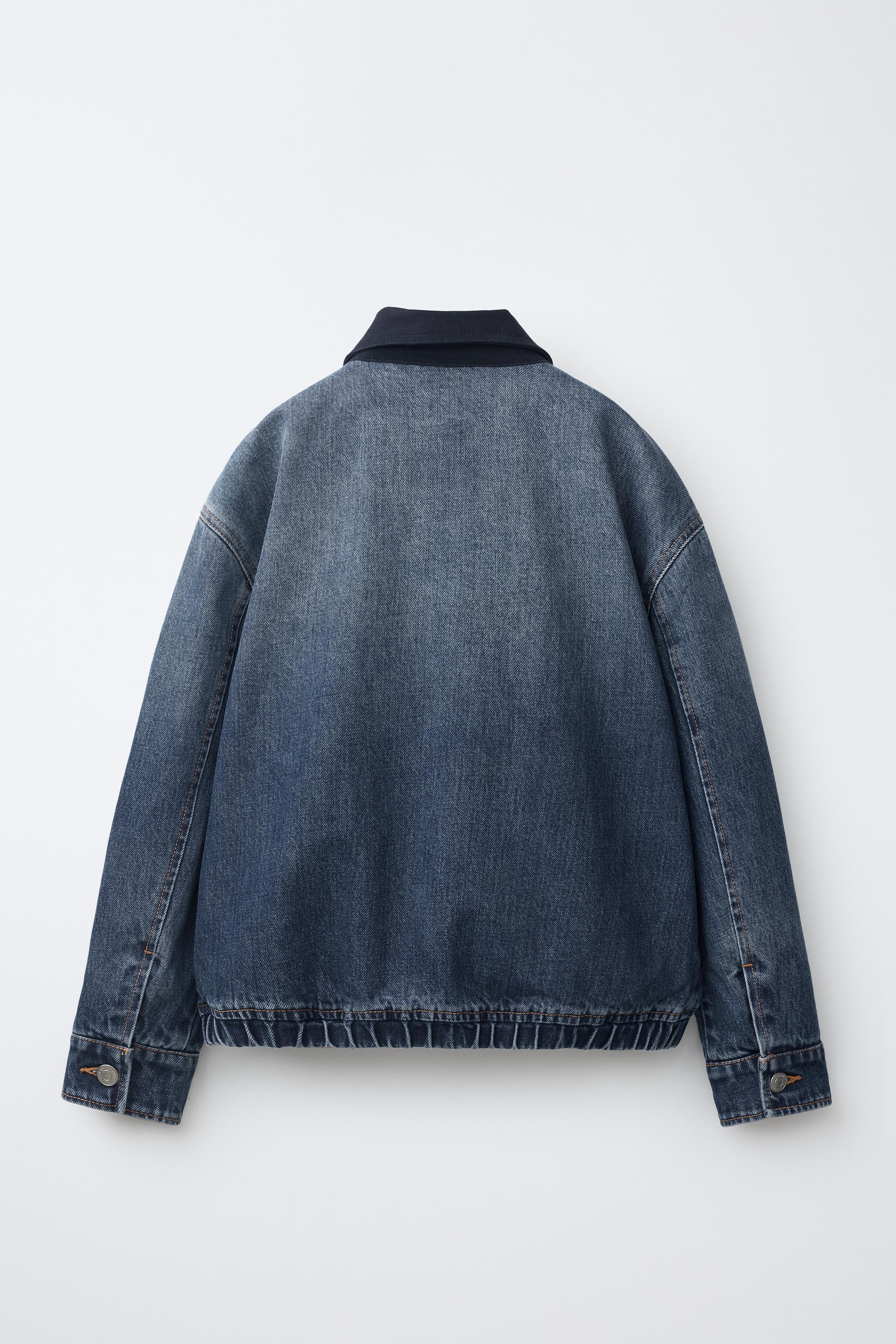 FRUIT OF THE LOOM™刺繍デニムジャケット - ブルー | ZARA Japan / 日本
