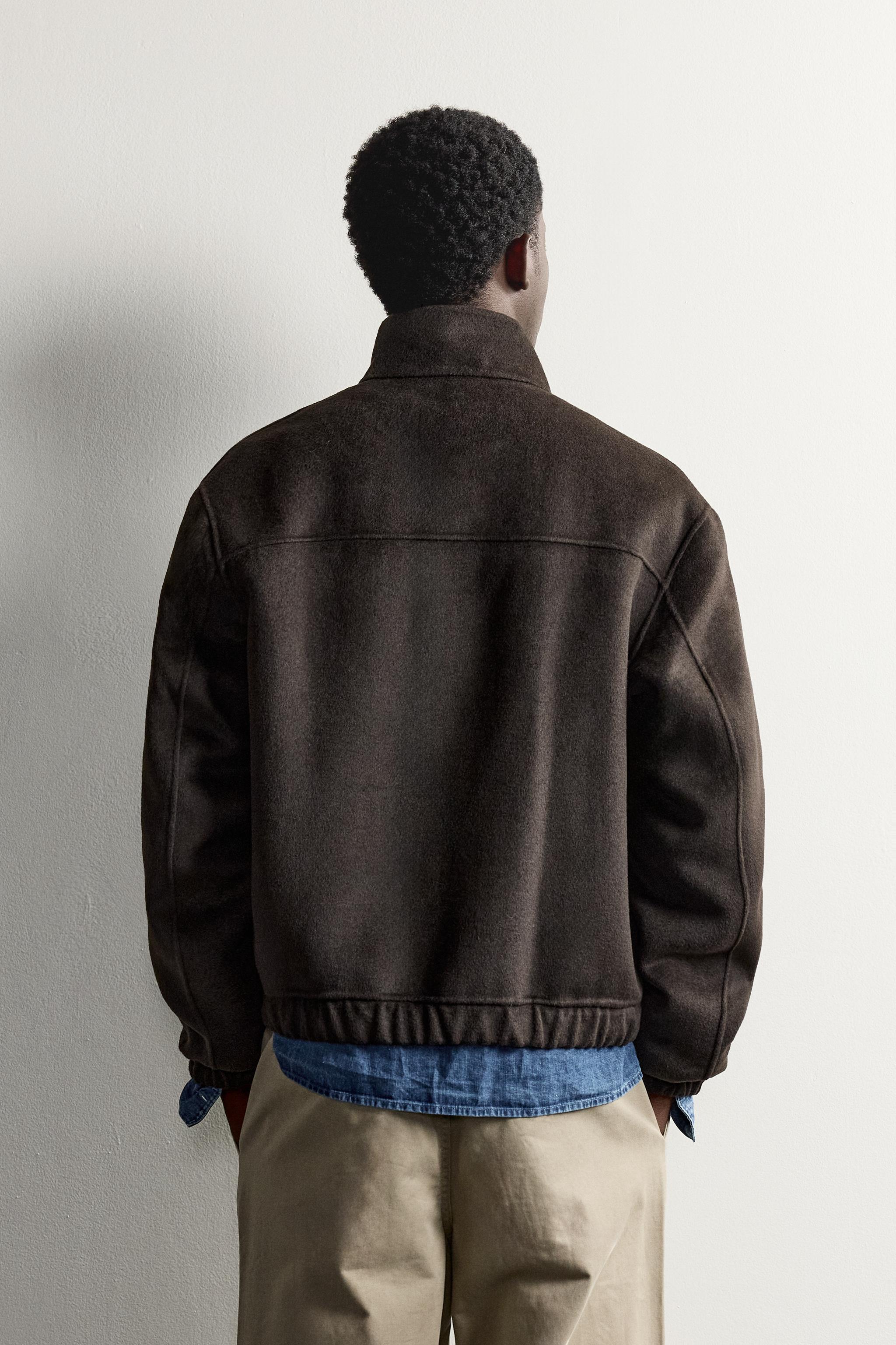 DOUBLE-FACED WOOL-BLEND JACKET