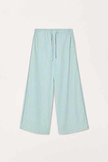 JUPE-CULOTTE À RAYURES LIMITED EDITION - rayures de Zara - Image 0