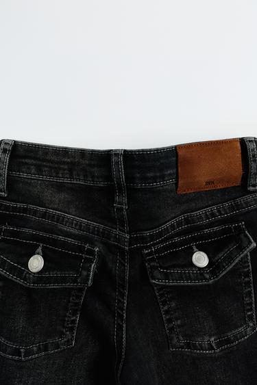 FLARED JEANS - Black by Zara