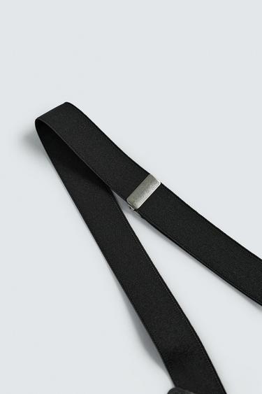 LEATHER BRACES - Black by Zara - Image 2