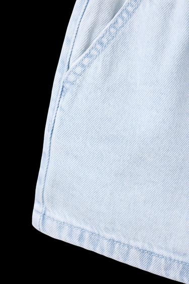 ELASTISCHE JEANSBERMUDAS - Hellblau von Zara