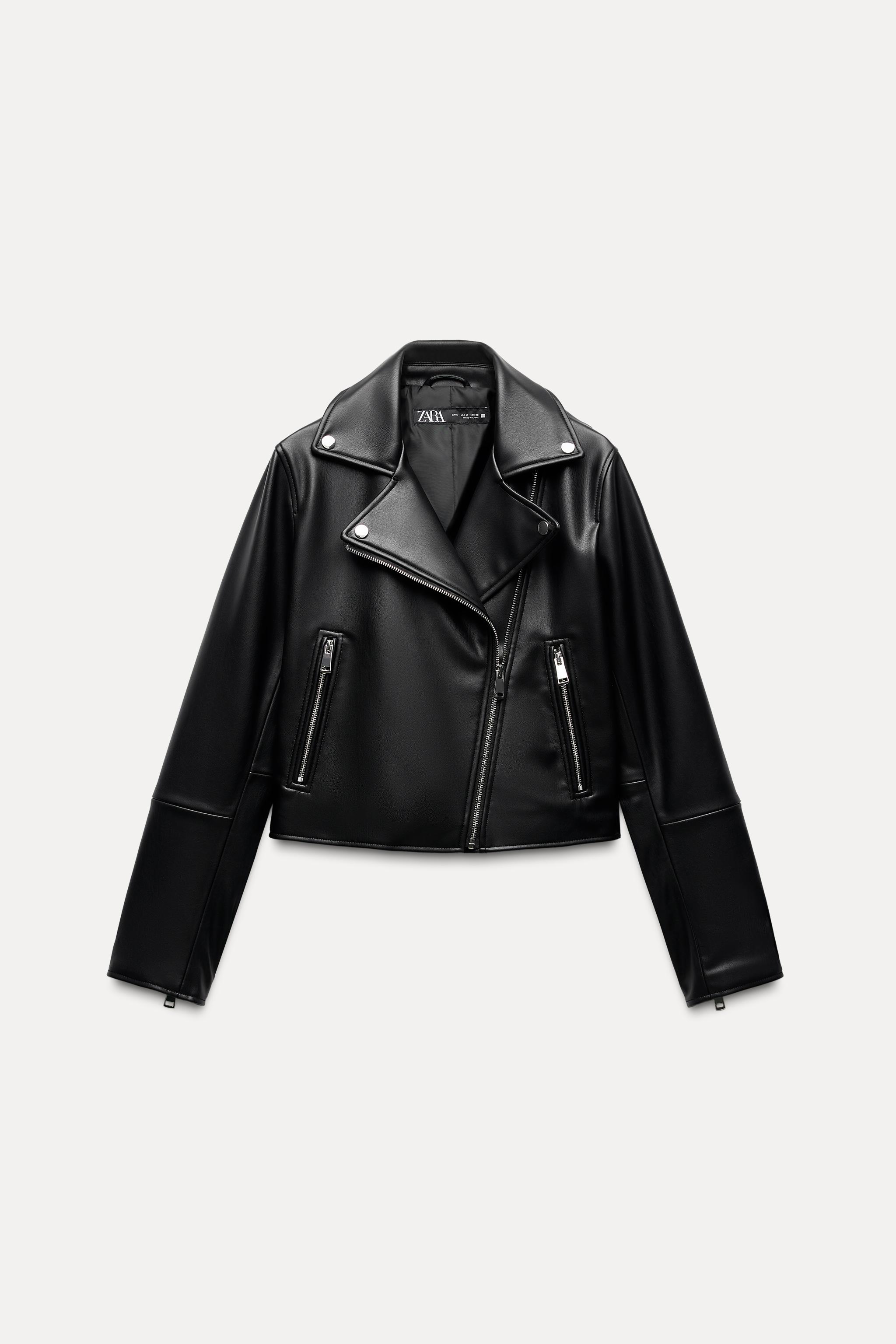 Piel Chaquetas Baratas Mujer Contrareembolso Chamarra Biker