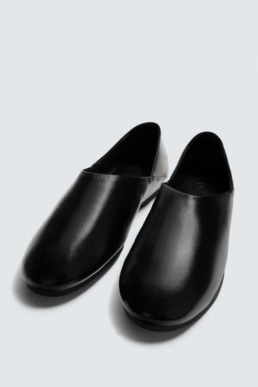 LEATHER SHOES VIBRAM® SOLE AARON LEVINE X ZARA - Black by Zara - Image 4