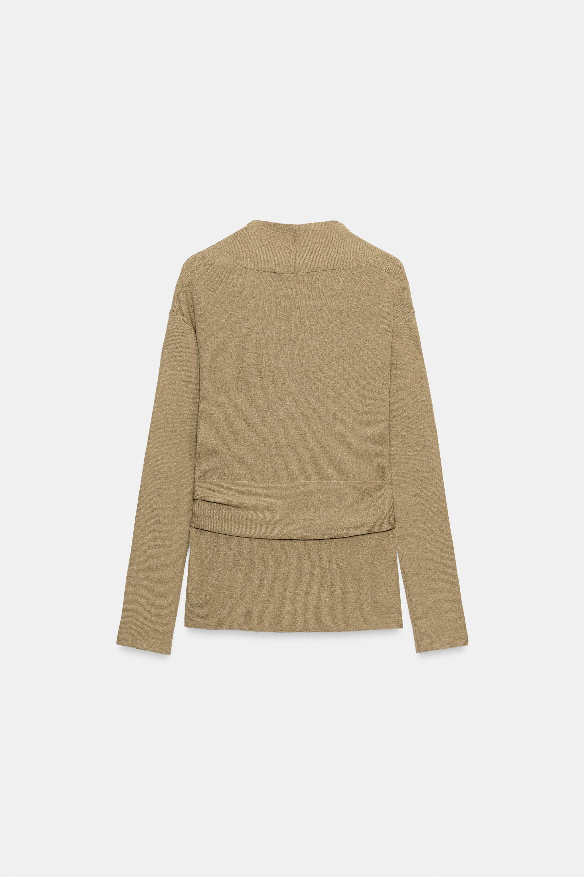 Женские кардиганы Zara WRAP CARDIGAN — фото 9