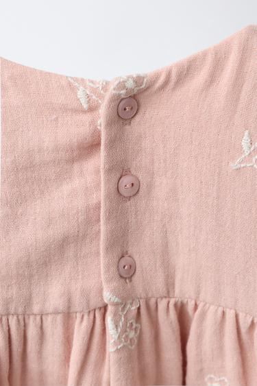 BODY FLEURS BRODÉES - Rose moyen de Zara - Image 3