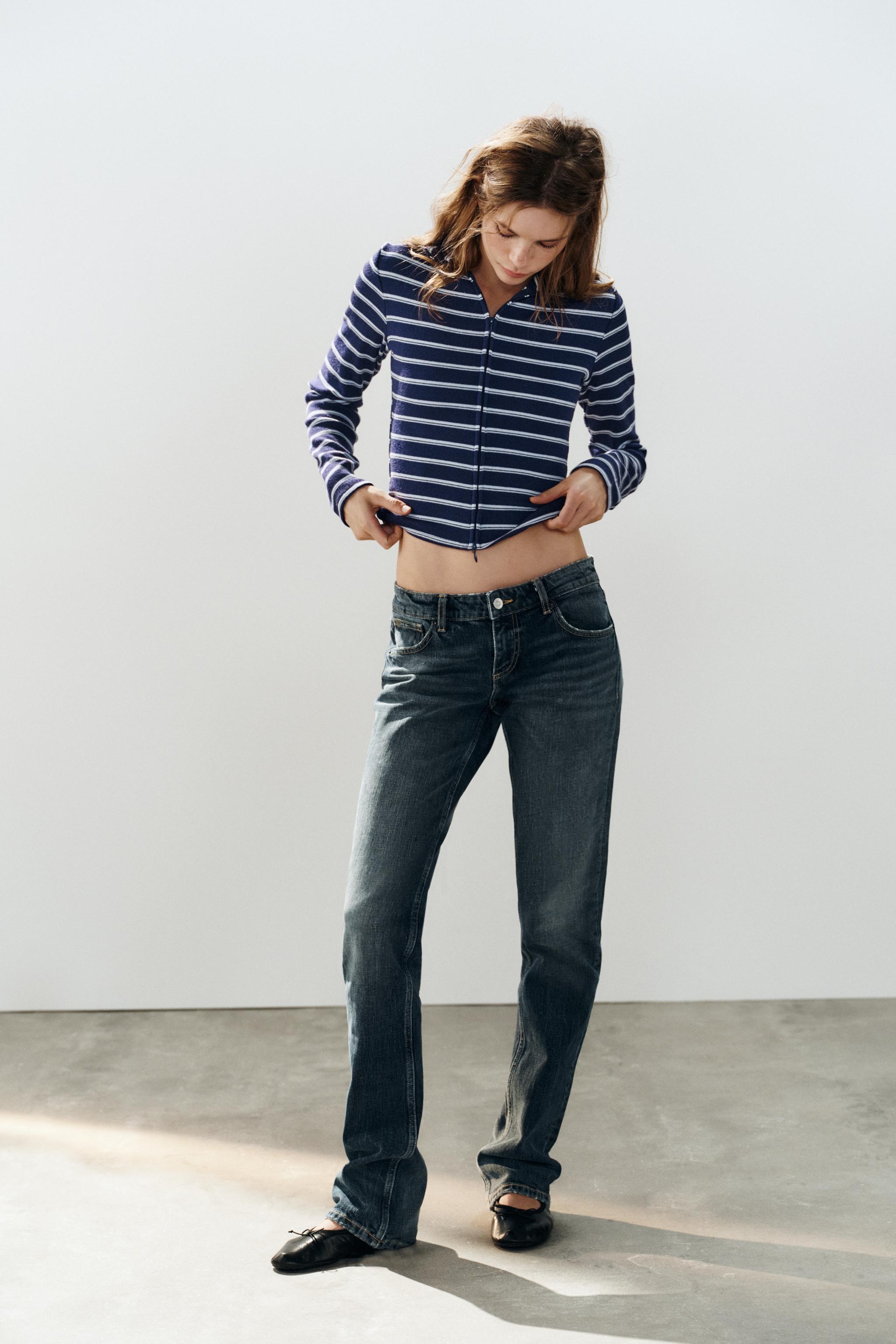 STRIPED ZIP JACKET
