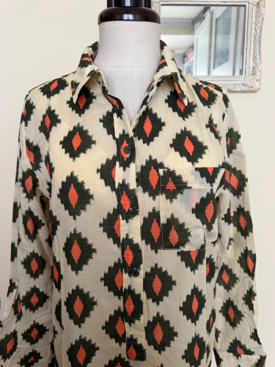 PRINTED MIDI DRESS - Image 2