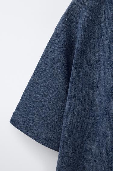 POLO EN MAILLE UNIE - Bleu de Zara - Image 3