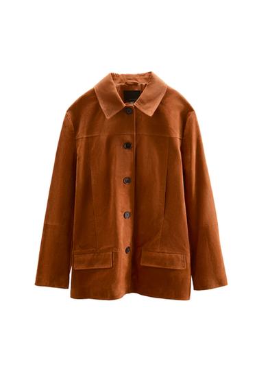 100% LEATHER SUEDE JACKET