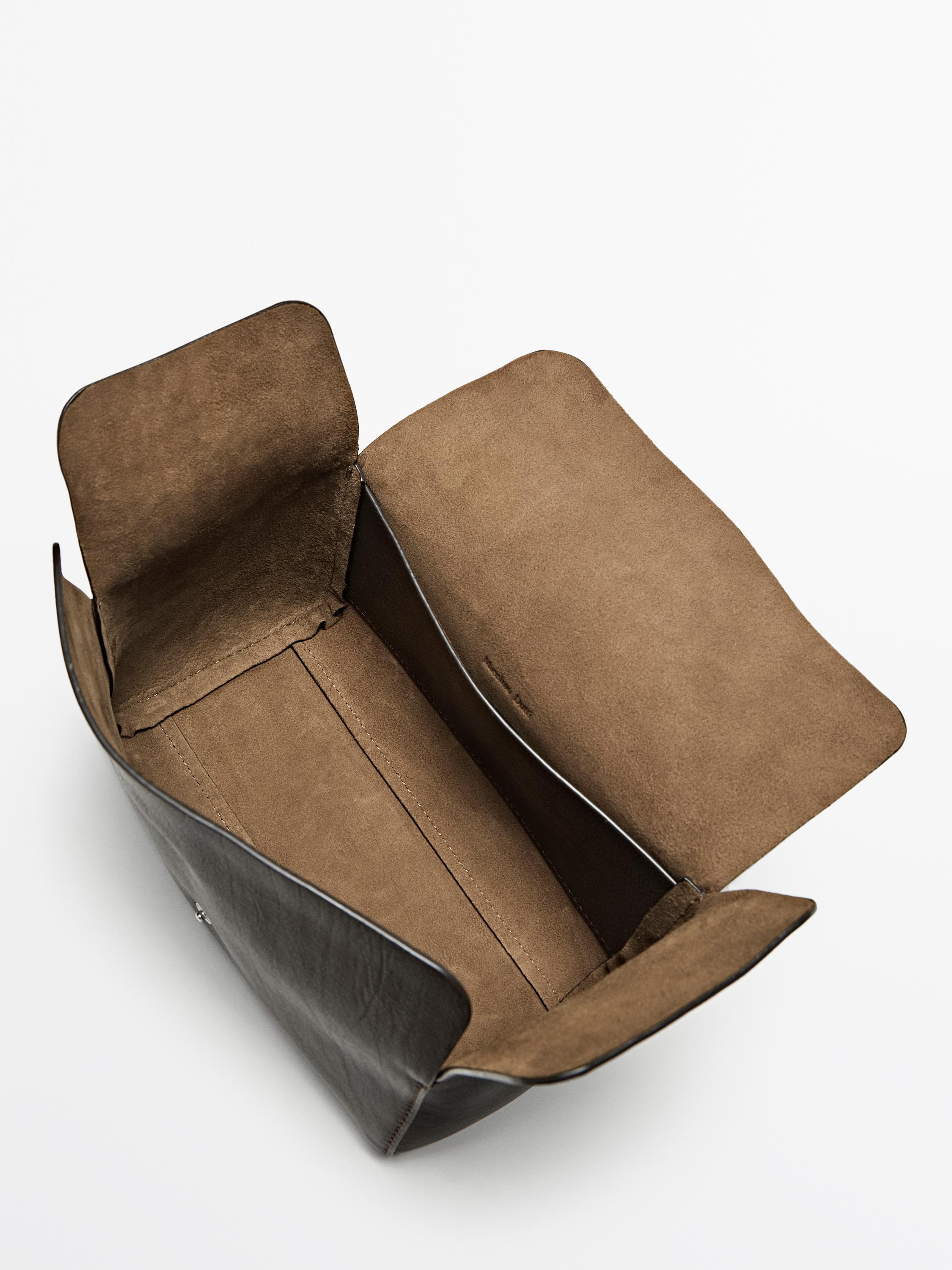 Nappa leather toiletry bag