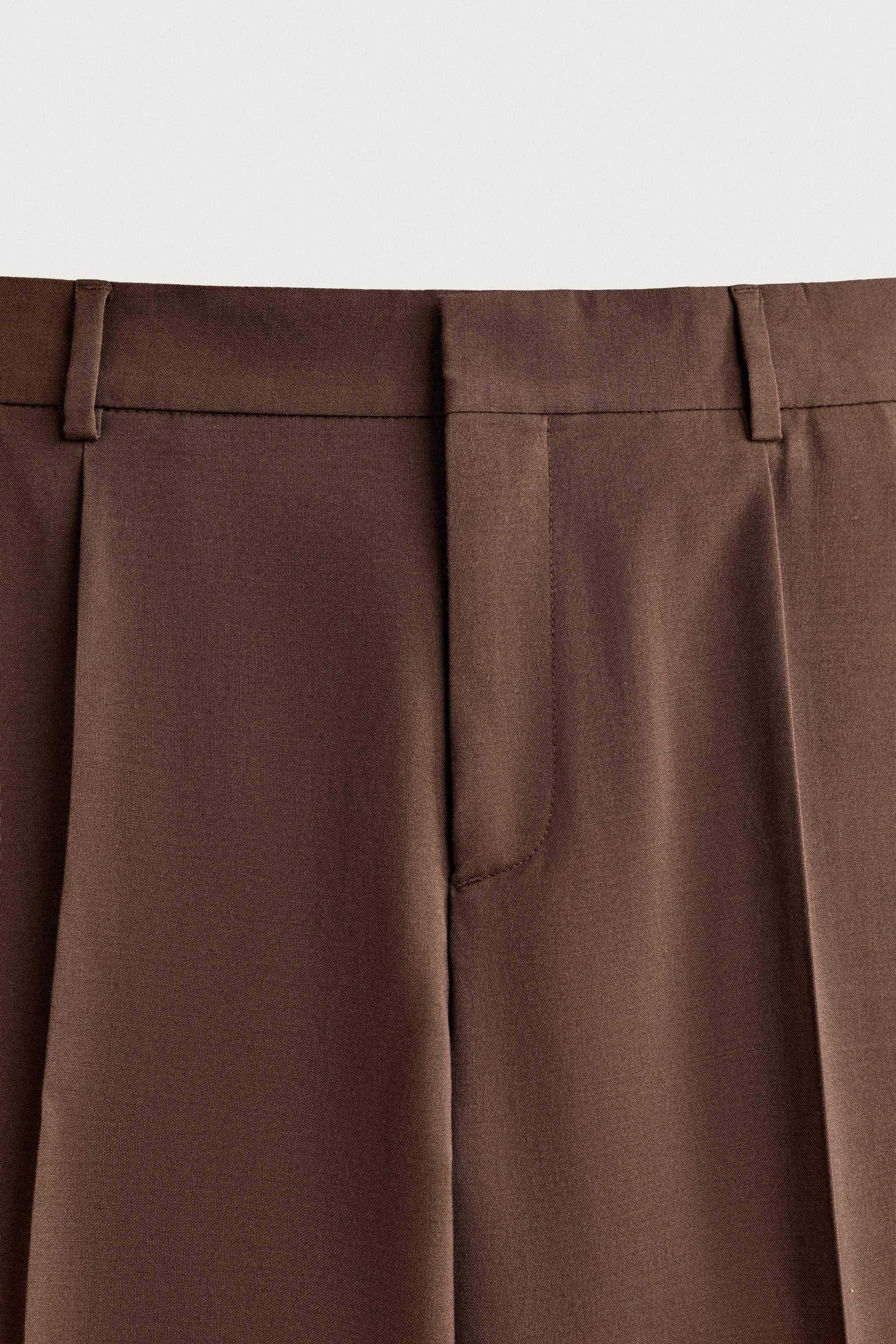 REGULAR FIT SUIT PANTS