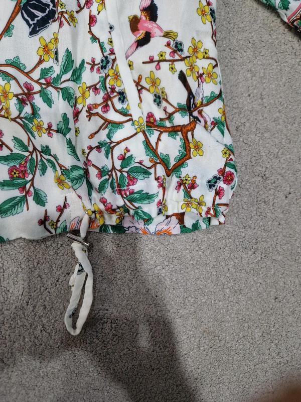 FLORAL CROPPED JACKET - Image 3