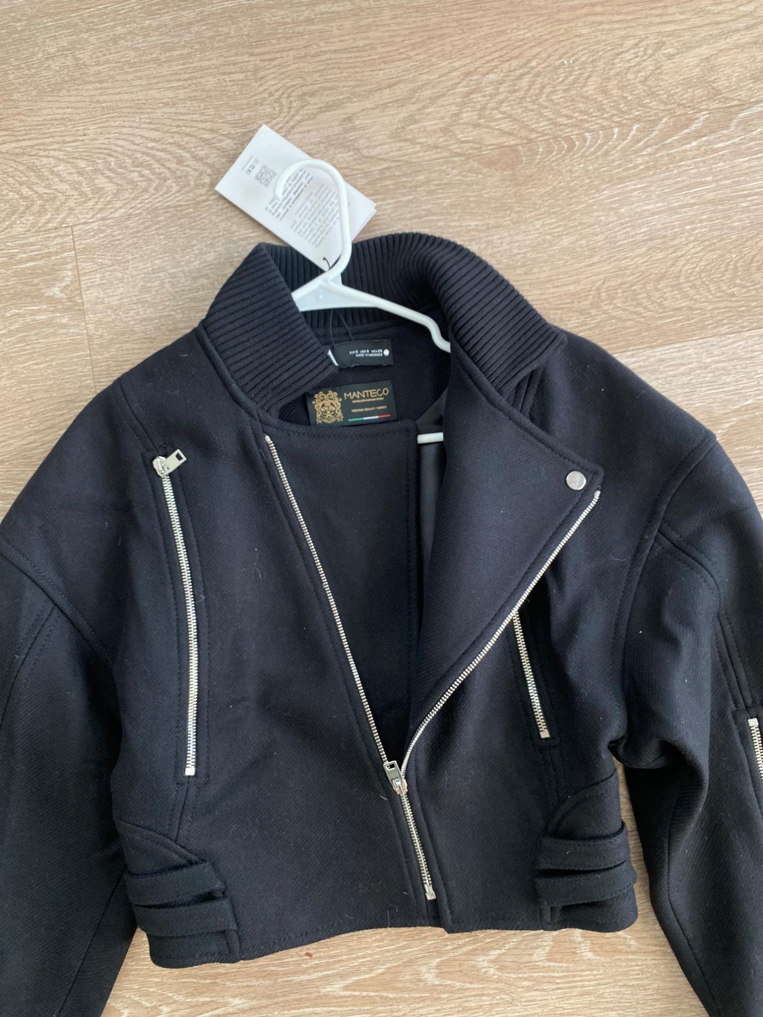 MANTECO WOOL BIKER JACKET ZW COLLECTION