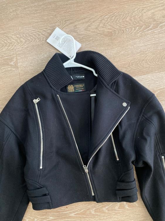 MANTECO WOOL BIKER JACKET ZW COLLECTION