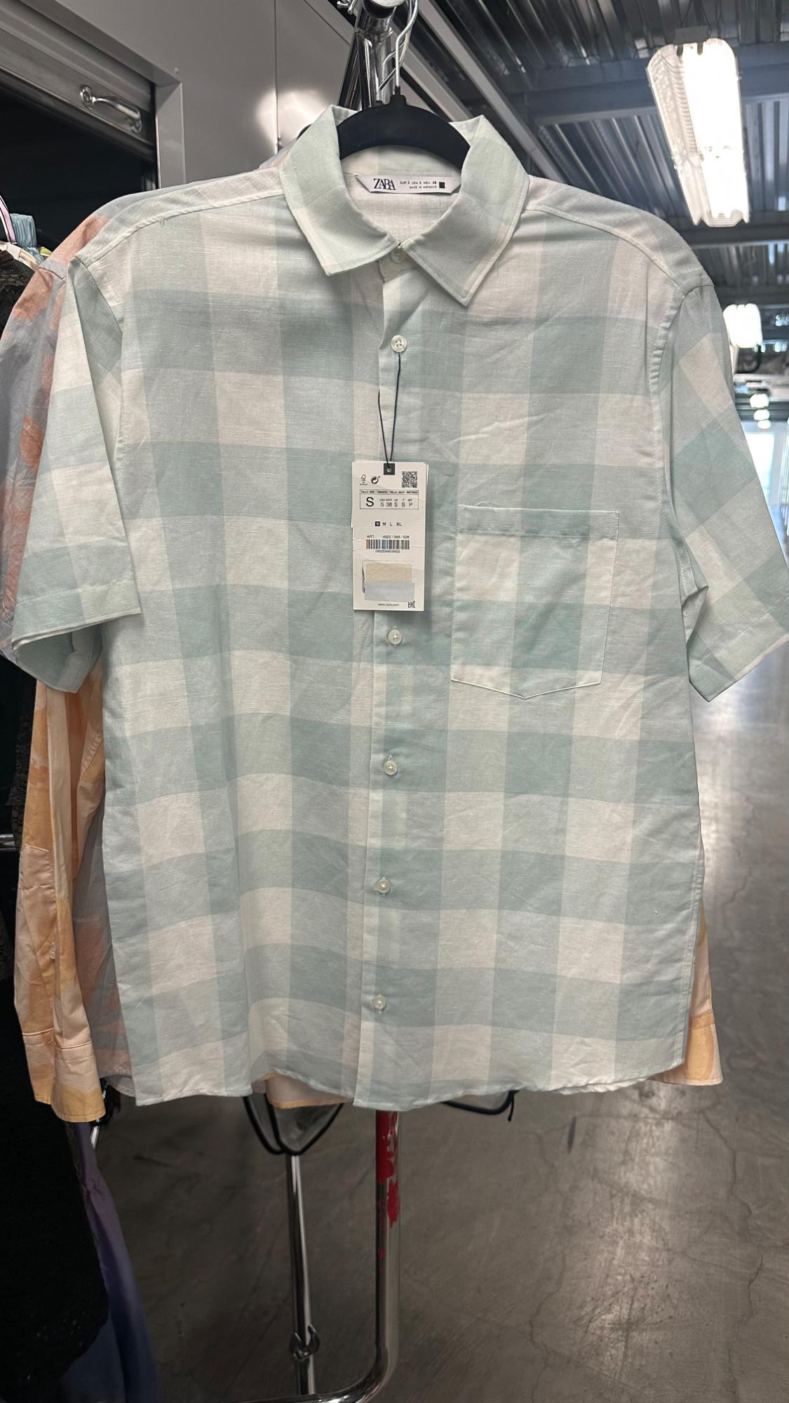 CAMISA CUADROS ALGODÓN - LINO