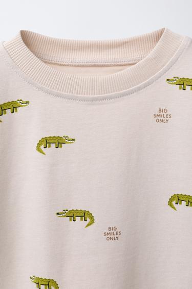 T-SHIRT À IMPRIMÉ ANIMAUX - Écru de Zara - Image 2