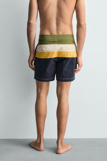 LONG STRIPED SWIMMING TRUNKS - various by Zara - Image 2