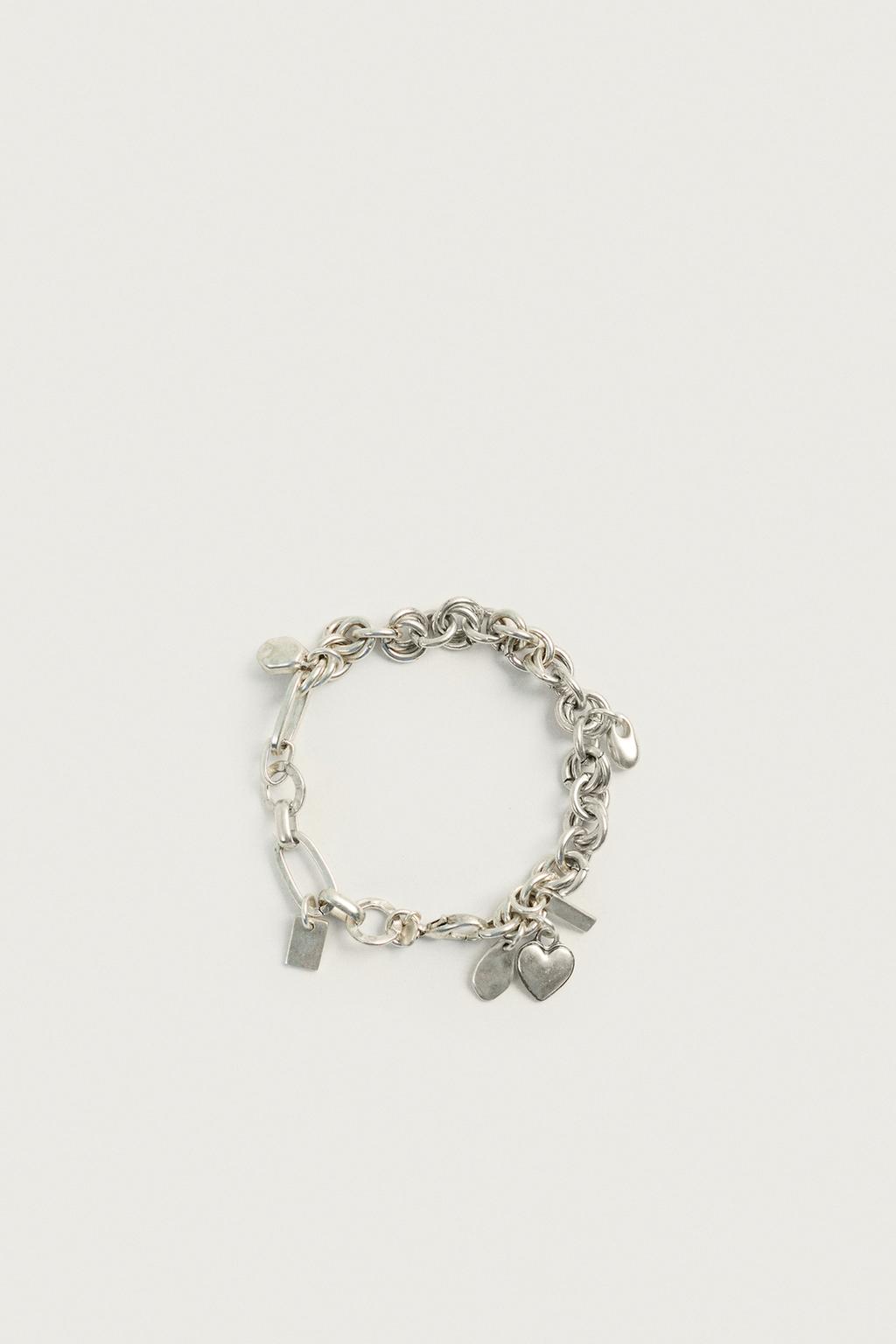 Metallic Charm Bracelet — Men's