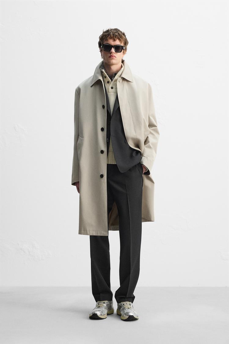 RELAXED-FIT MANTECO TRENCH COAT