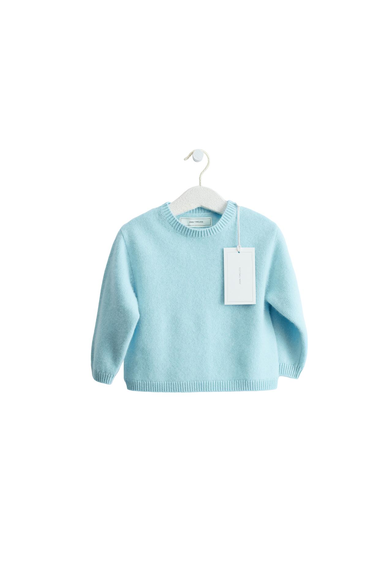 СВИТЕР ZARA TIMELESS ИЗ 100% КАШЕМИРА