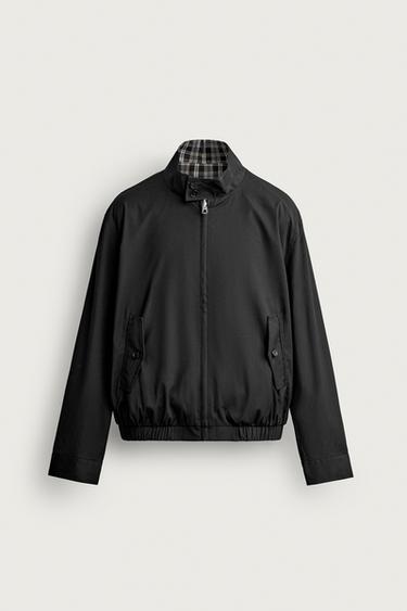 VENDBAR JAKKE MED TERNER - Sort fra Zara