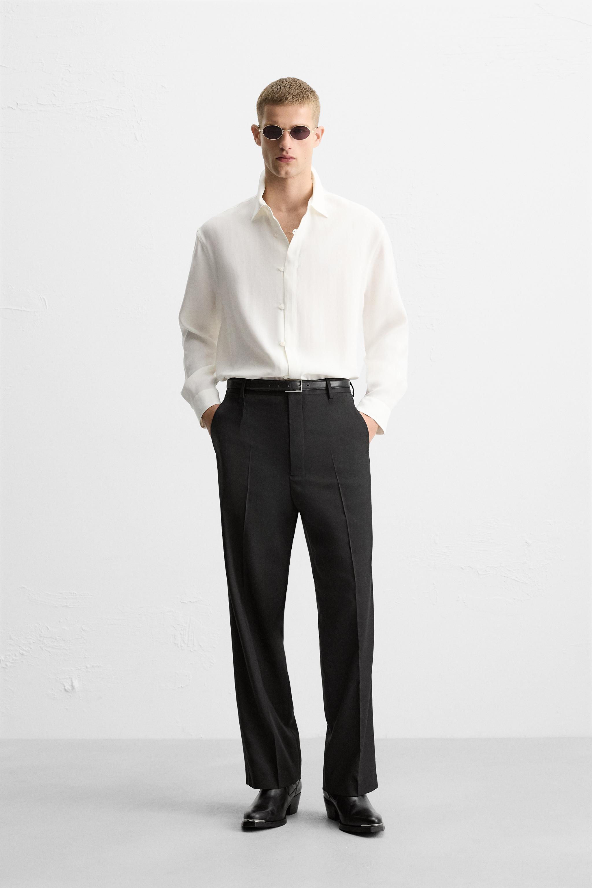 LIMITED EDITION フルイドシャツ - オフホワイト | ZARA Japan
