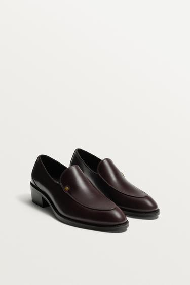 LEATHER LOAFERS WILLY CHAVARRIA X ZARA - Brown by Zara