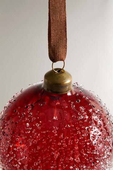 DÉCORATION SAPIN BOULE BULLES NOËL - Rouge de Zara - Image 2