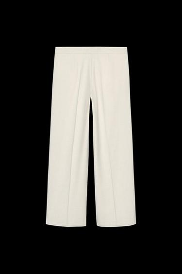 STRAIGHT FIT TROUSERS - Light grey by Zara