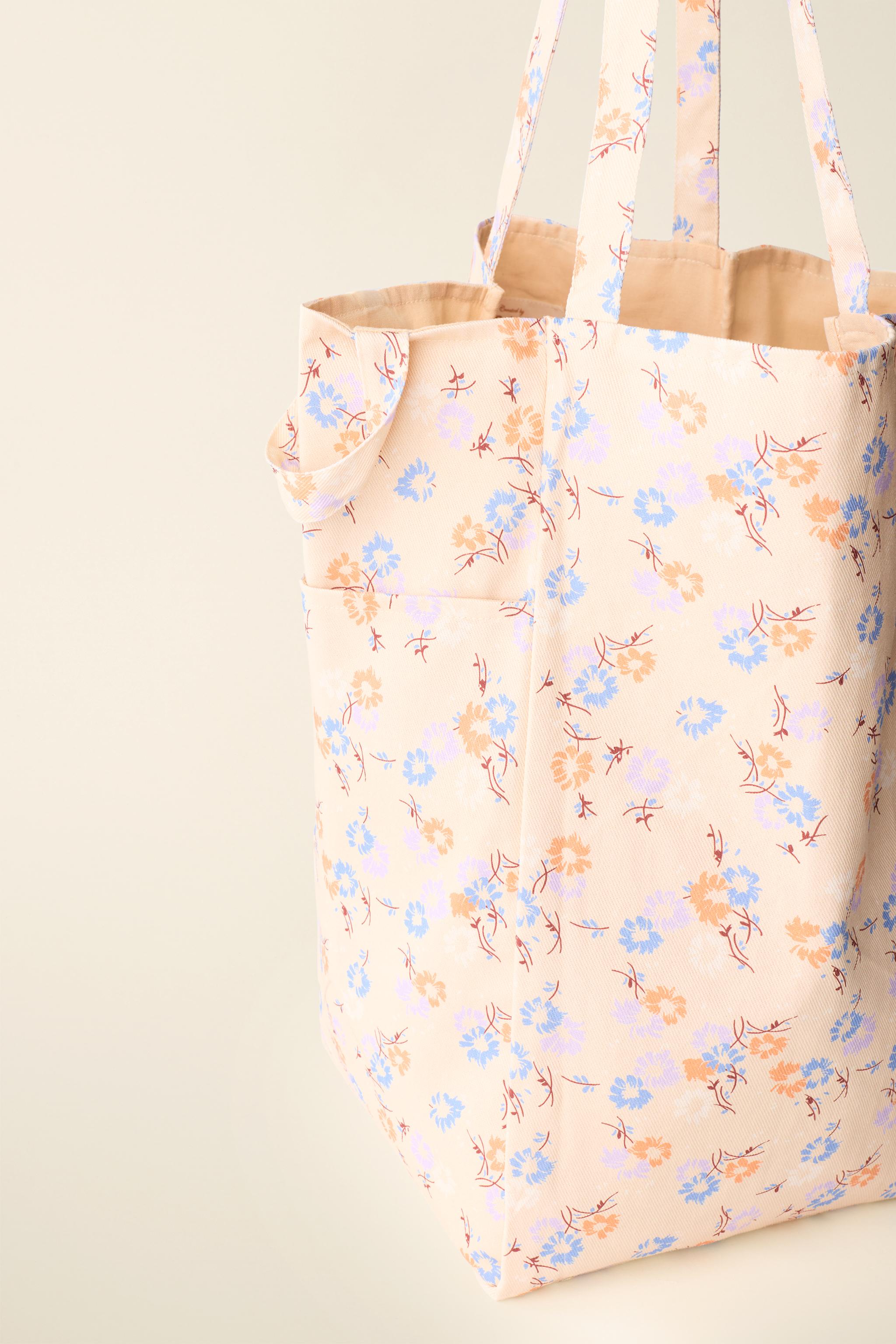 FLORAL PRINT COTTON BAG CREATED BY CARAMEL LONDON X ZARA