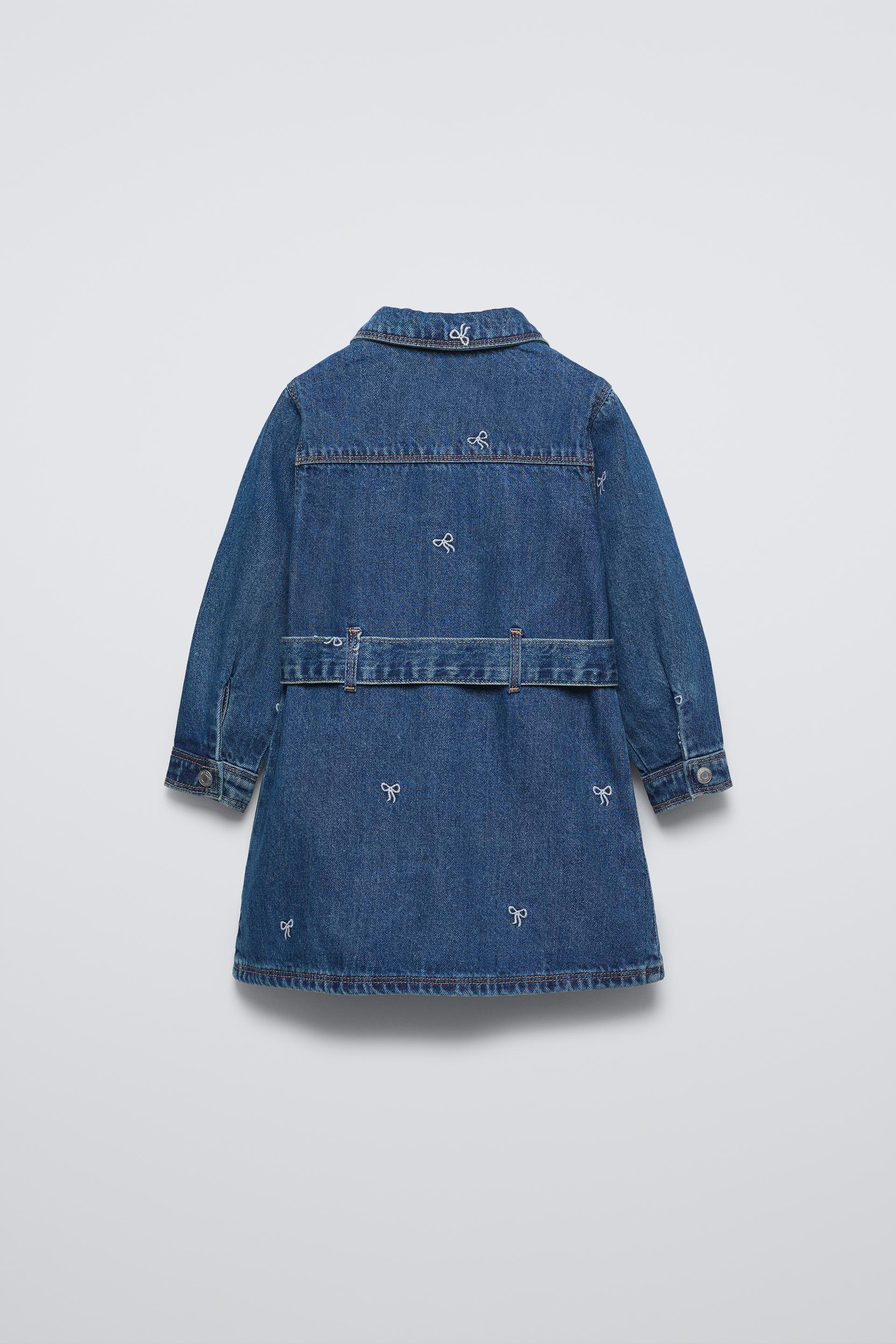 Robe en fashion jean zara qui fait fureur