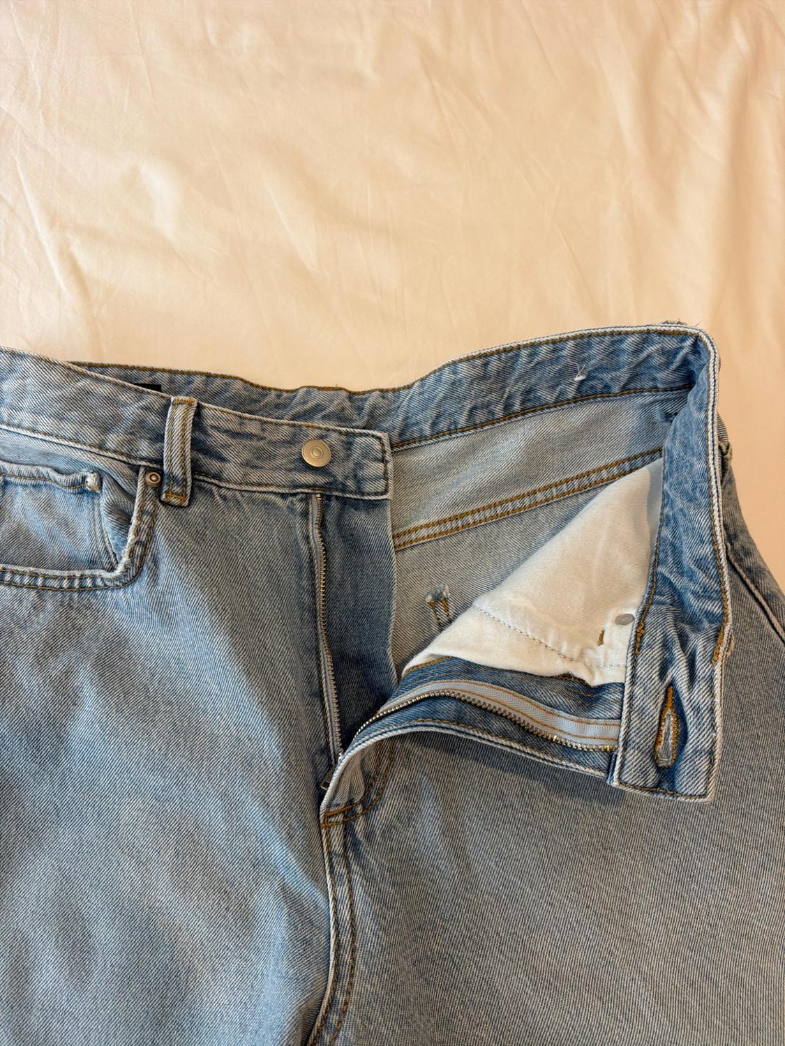 TAPERED WIDE-LEG JEANS - Image 6