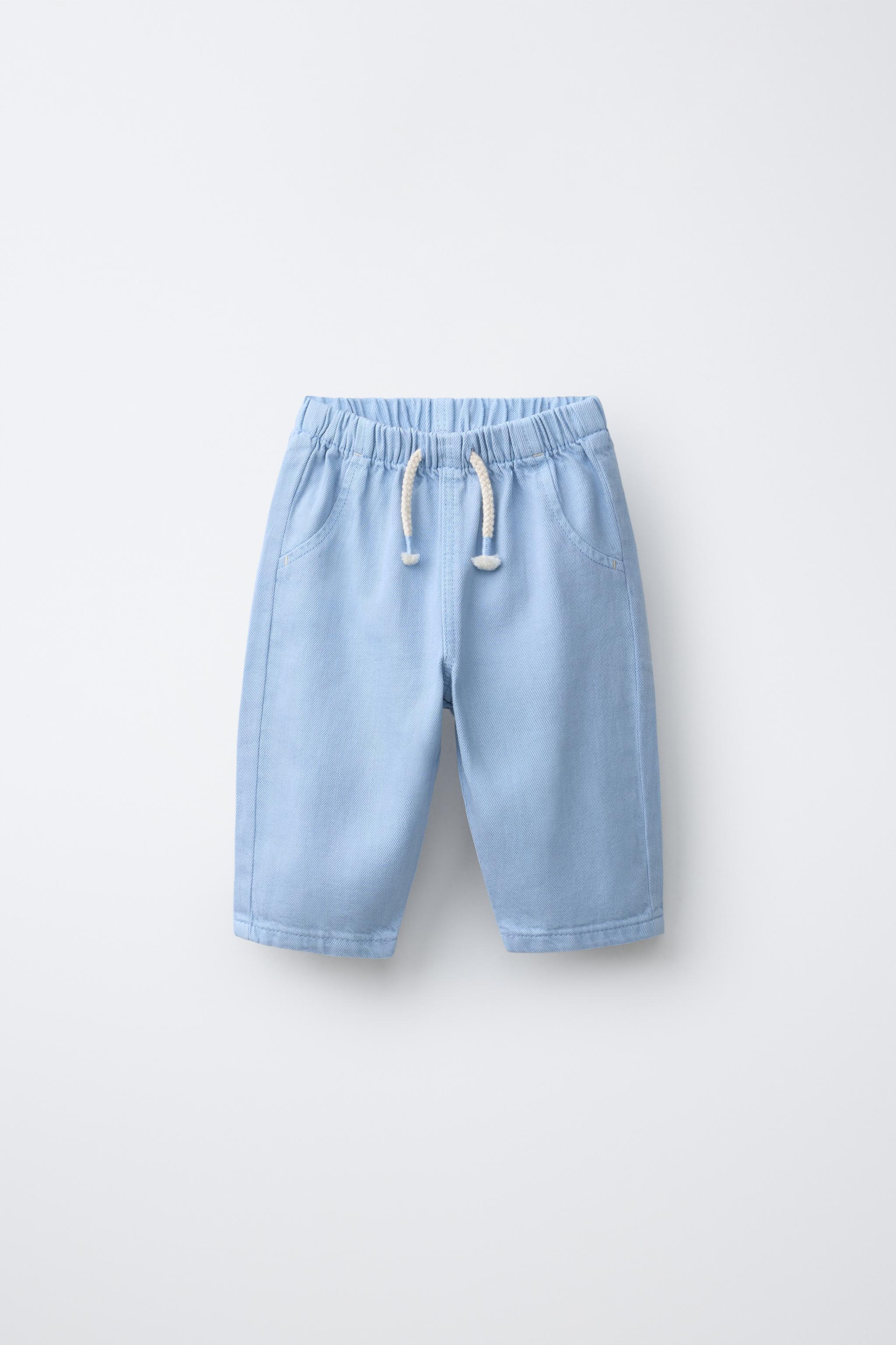 Детские брюки Zara RELAXED TWILL PANTS