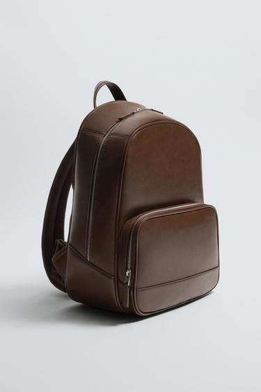 SAC À DOS UNI - Marron de Zara - Image 3