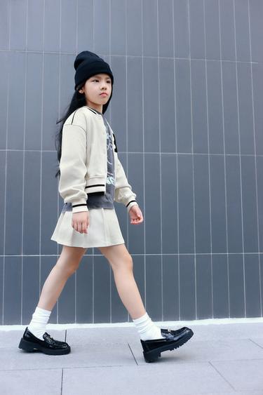 PLEATED SKIRT - Oyster-white by Zara