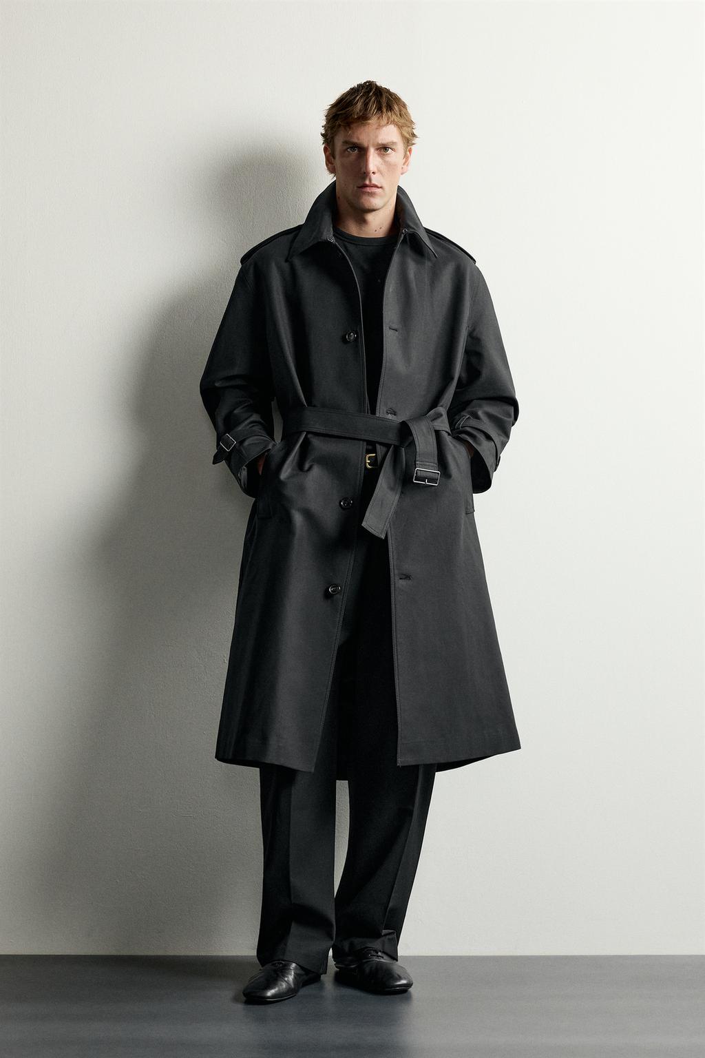 OVERSIZE FIT TRENCH COAT