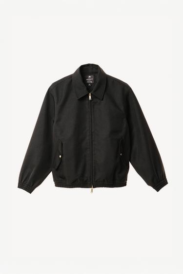 WILLY CHAVARRIA X ZARA テクスチャーボンバージャケットブラックZaraのWILLY CHAVARRIA X ZARA テクスチャーボンバージャケット - ブラック 