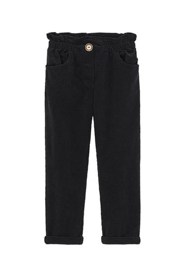 CORDUROY PAPERBAG TROUSERS