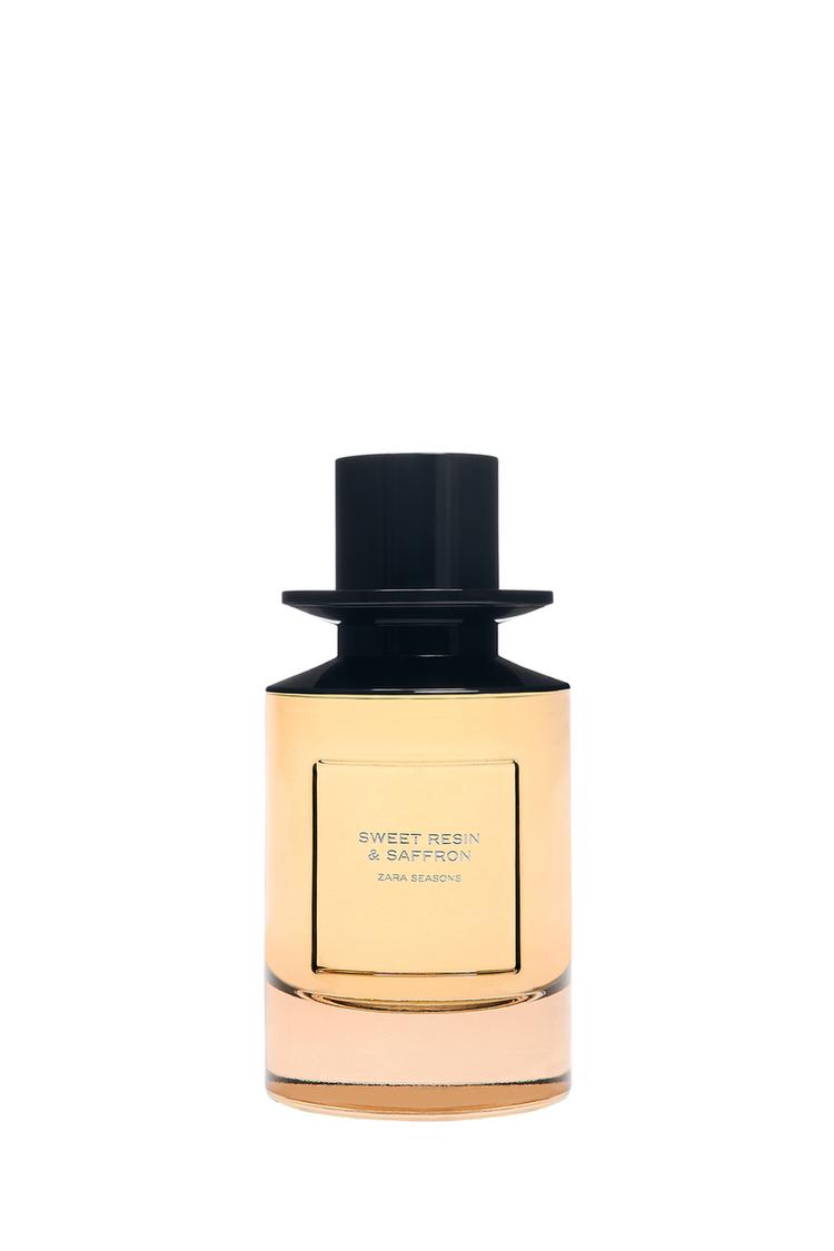 Zara SEASONS SWEET RESIN & SAFFRON PARFUM 100ML (3.4 FL. OZ). — TINTED LEATHER