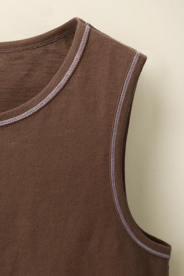 CREATED BY CARAMEL LONDON X ZARA T-SHIRT - Light brown by Zara - Image 4