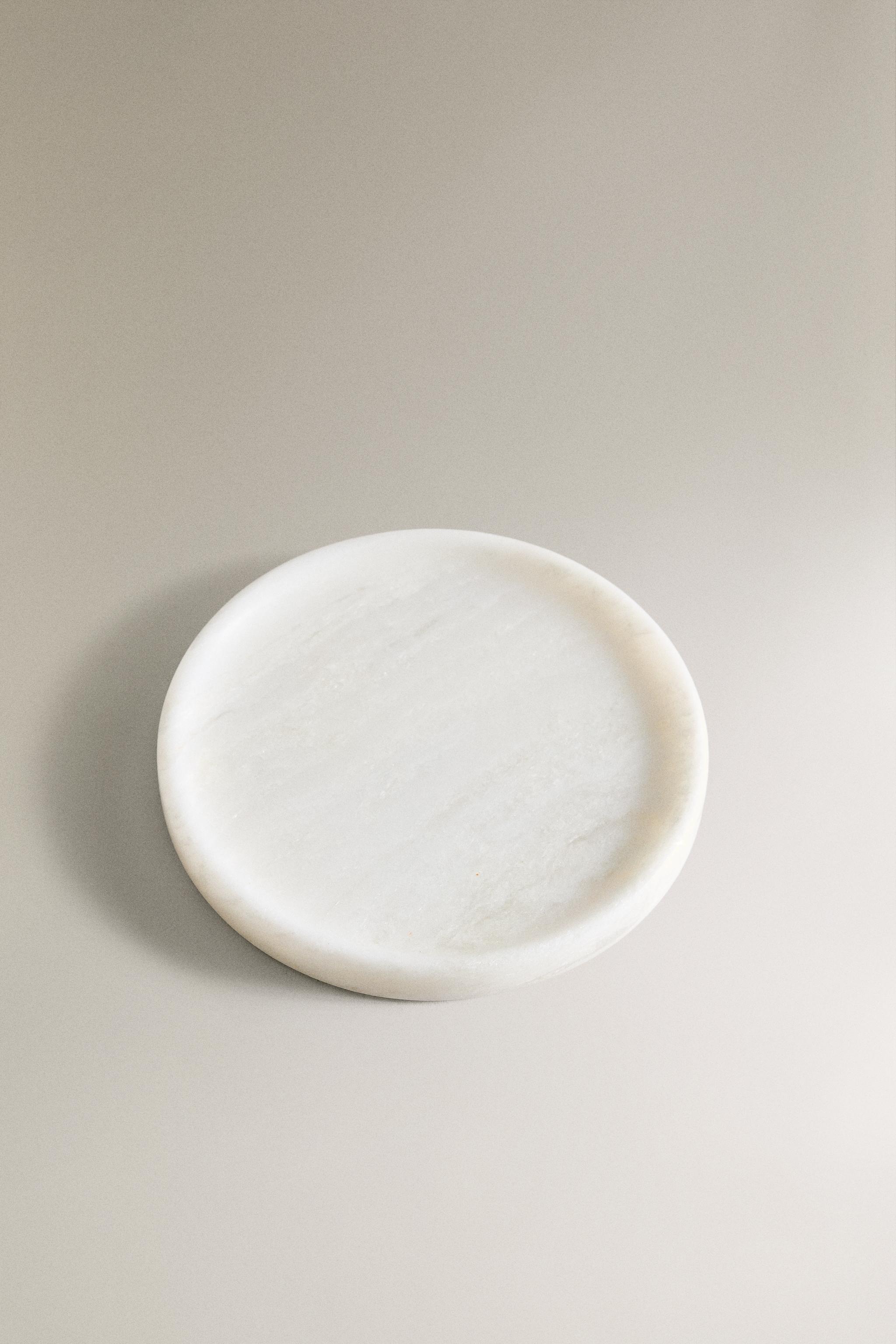 PORTE-SAVON SALLE DE BAIN MARBRE BLANC