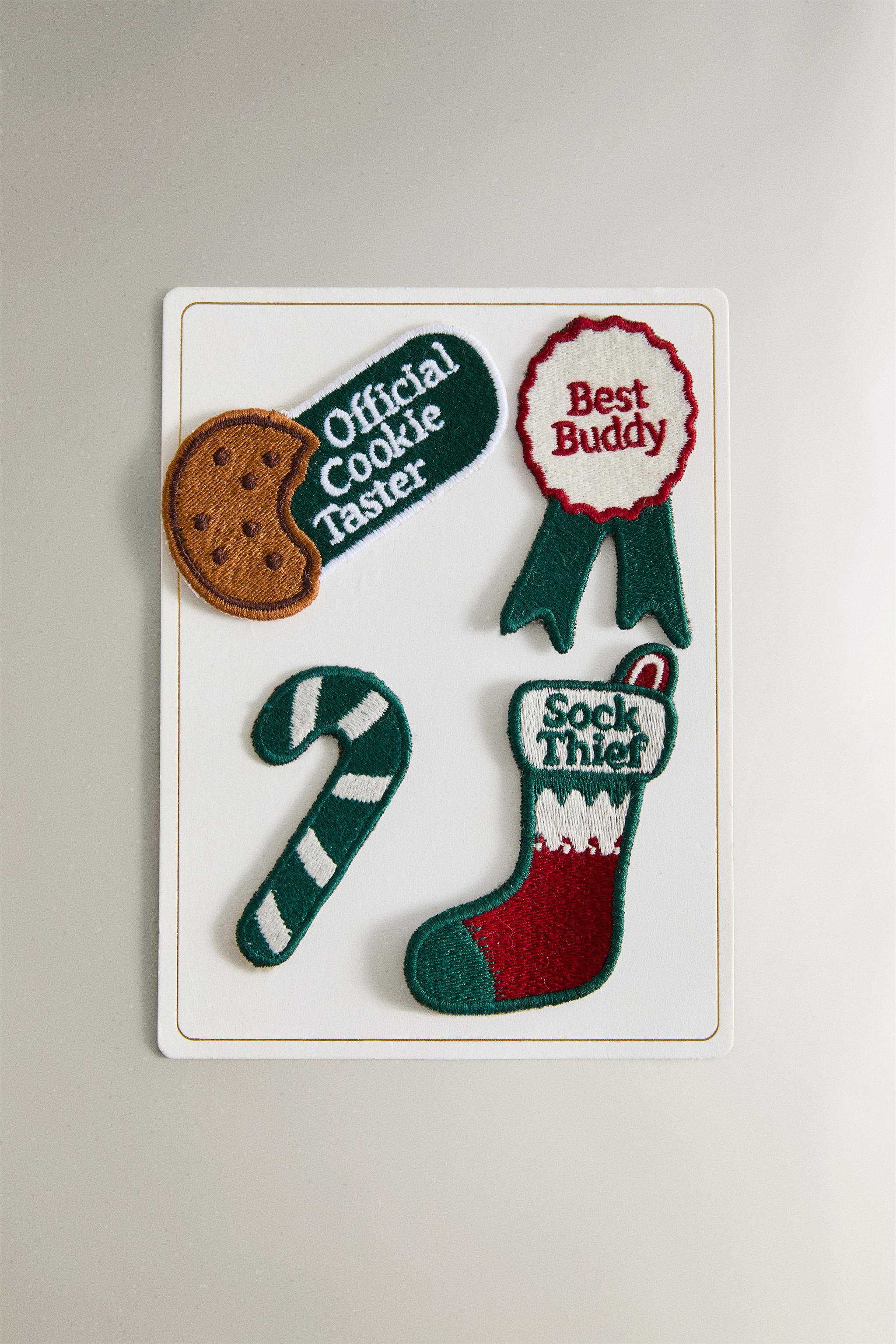 PATCHS THERMOCOLLANTS NOËL (LOT DE 4)