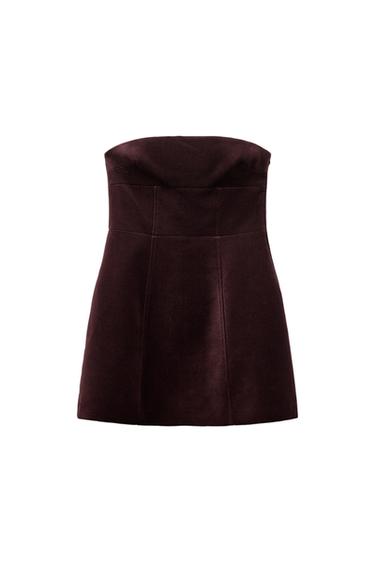 VELVET BOW DRESS